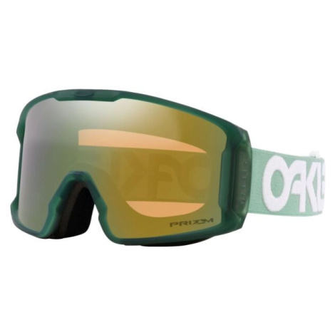 Oakley LINE MINER M Lyžařské brýle, světle zelená, velikost