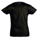 SOĽS Cherry Dívčí triko s krátkým rukávem SL11981 Deep black