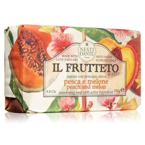 Nesti Dante Il Frutteto Peach and Melon přírodní mýdlo 250 g