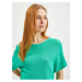 Světle zelený dámský svetr s krátkým rukávem ORSAY