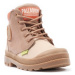 Palladium Pampa HI Cuff Kids Boots - Beige Tan/Nude Brown Béžová