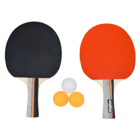 RULYT - SET NA STOLNÍ TENIS 2 RAKETY (7 mm), 3 MÍČKY