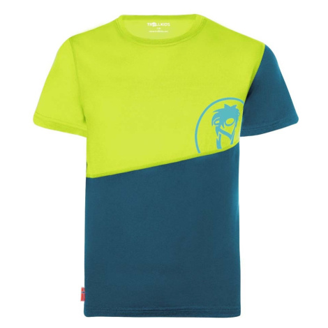 jiná značka TROLLKIDS "Kids Sandefjord T" vlněné tričko Barva: Zelená
