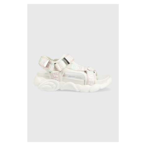 Sandály Buffalo dámské, bílá barva, na platformě