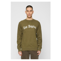 Los Angeles znění Crewneck olivový