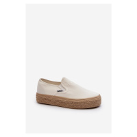 Lee Cooper Dámské tenisky Slip-On Big Star LL274389 Bílé