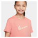 Nike SPORTSWEAR ENERGY Dívčí tričko, lososová, velikost