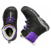 Keen Greta Boot Wp Children Dětská vysoká treková obuv 10016438KEN black/purple