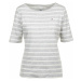 Tommy Hilfiger dámské tričko šedo bílý pruh