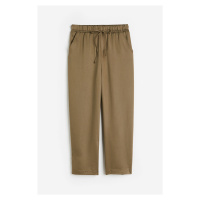 H & M - Kalhoty ze směsi lyocellu - zelená