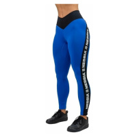 Nebbia High Waisted Side Stripe Leggings Iconic Blue Fitness kalhoty
