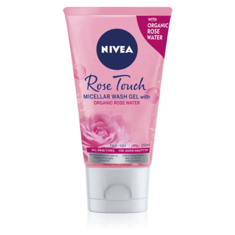 Nivea Rose Touch čisticí micelární gel 150 ml