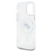 Karl Lagerfeld IML K&CH Heads Metal Frame MagSafe Zadní Kryt pro iPhone 12/12 Pro Transparent