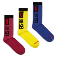 Ponožky 3-pack diesel skm-ray-threepack socks různobarevná