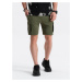 Short sweat shorts W528 - olive green