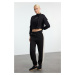 Trendyol Black Color Block Elasticized Knitted Sweatpants