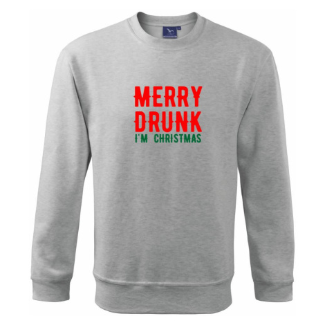 Merry Drunk I'm Christmas - Mikina Essential pánská