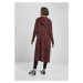 Ladies Hooded Feather Cardigan - cherry