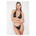 Trendyol Black Laced Brazilian Bikini Bottom