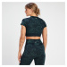 MP Dámský Adapt Seamless Pattern Crop Top – Nejtmavší Námořnický Modrý