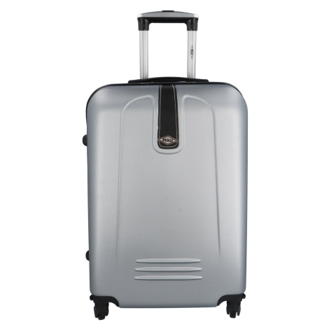 Plastový cestovní kufr Peek, stříbrná M RGL