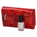 Luxusní dámská kožená peněženka Cecil, červená new