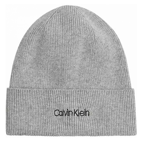 Calvin Klein dámská čepice K60K608519 0IR grey melange