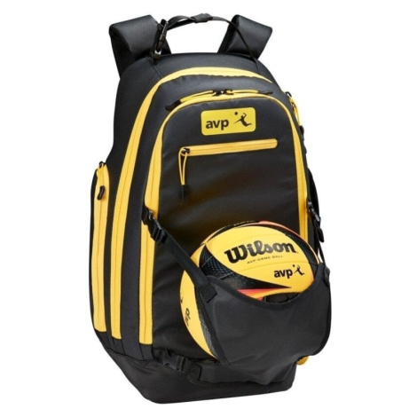 Wilson AVP Backpack Black/Yellow Batoh Doplňky pro míčové hry