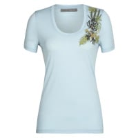 Dámské tričko Icebreaker Tech Lite II SS Scoop Tee Fabulous Fer Haze