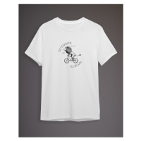 Trendyol White Lion Printed Regular/Normal Cut T-shirt