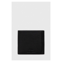 Kožená peněženka Polo Ralph Lauren černá barva, 405914158