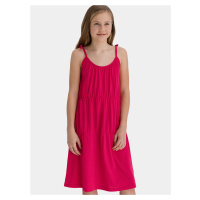 Růžové holčičí šaty na ramínka SAM 73