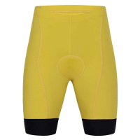 HOLOKOLO Cyklistické kalhoty krátké bez laclu - ELITE - žlutá/černá
