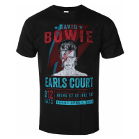 Tričko metal pánské David Bowie - Earls Court '73 - ROCK OFF - BOWECOTS01MB