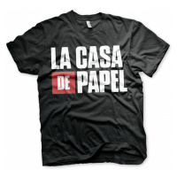 La Casa De Papel tričko, Logo Black, pánské