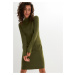Bonprix BODYFLIRT úpletové šaty s kapsami Barva: Zelená, Mezinárodní