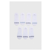 Ponožky Abercrombie & Fitch 7-pack pánské, bílá barva