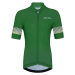 HOLOKOLO Cyklistický dres s krátkým rukávem - FLOW JUNIOR - vícebarevná/zelená