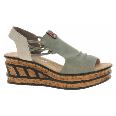 Dámské sandály Rieker 68175-52 grun