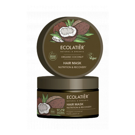 Maska na vlasy Kokos - vyživuje a regeneruje vlasy - EcoLatier Organic - 250ml Ecolatiér