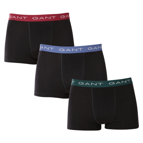 3PACK pánské boxerky Gant černé (902433003-005)