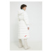 Péřová bunda After Label dámská, bílá barva, zimní