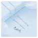 GRACE Silver Jewellery Stříbrný náhrdelník Čtyřlístek pro štěstí - stříbro 925/1000 NH-BSN279/31