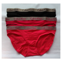 Dámské kalhotky Calvin Klein QD3561E 3 KUSY | růžová