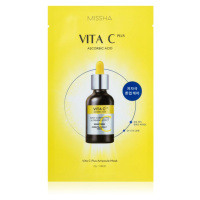 Missha Vita C Plus rozjasňující plátýnková maska s vitaminem C 27 g