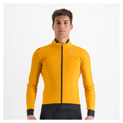 SPORTFUL Cyklistická větruodolná bunda - FIANDRE PRO - žlutá