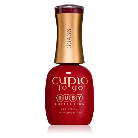 Cupio To Go! Ruby gelový lak na nehty s použitím UV/LED lampy odstín Passion 15 ml