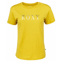 Roxy EPIC AFTERNOON WORD Dámské tričko, žlutá, velikost