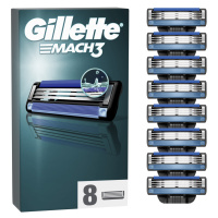 GILLETTE Mach3 Náhradní holicí hlavice pro muže 8 ks