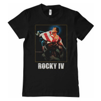 Rocky tričko, Rocky IV Washed Cover Black, pánské